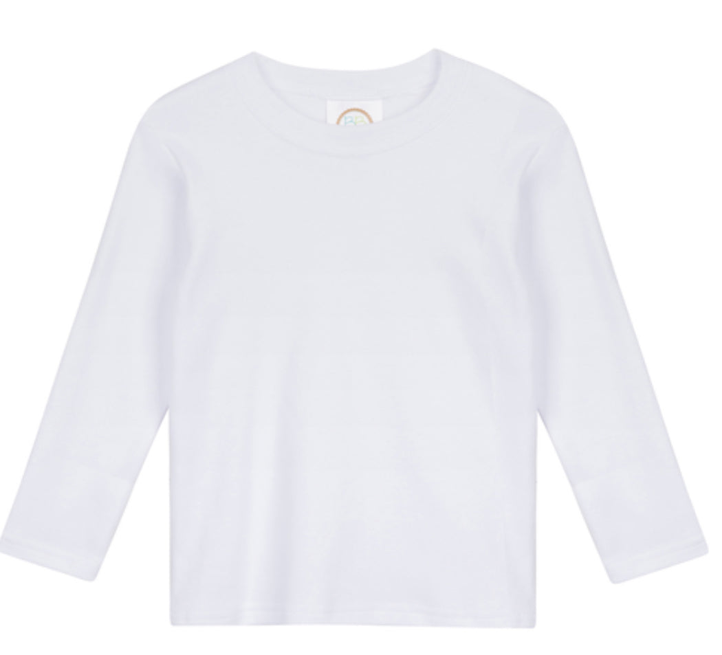 Boys Solid Long Sleeve Tees (Cool Colors)