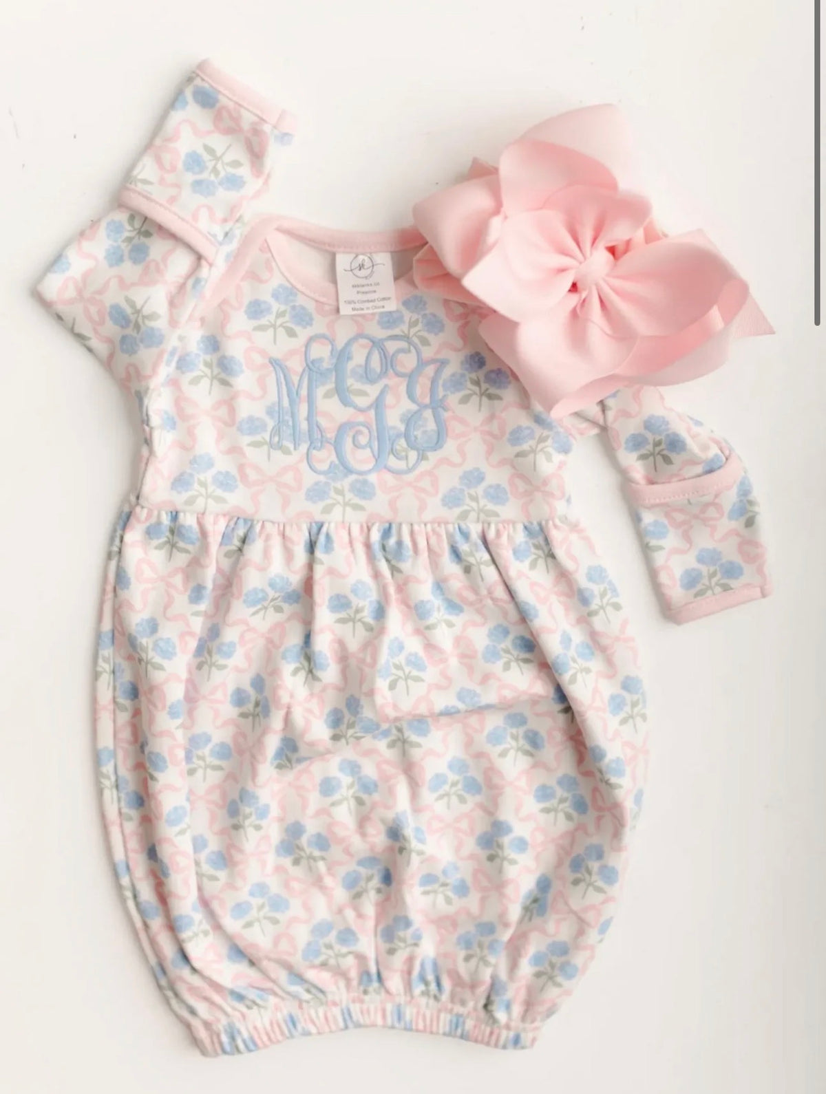 Floral Hydrangea Gown