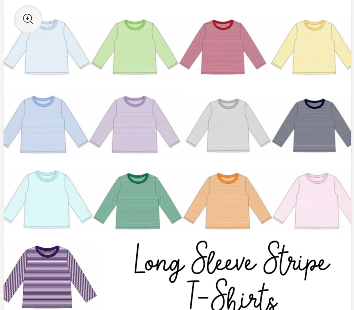 Boy's Long Sleeve Stripe Tees