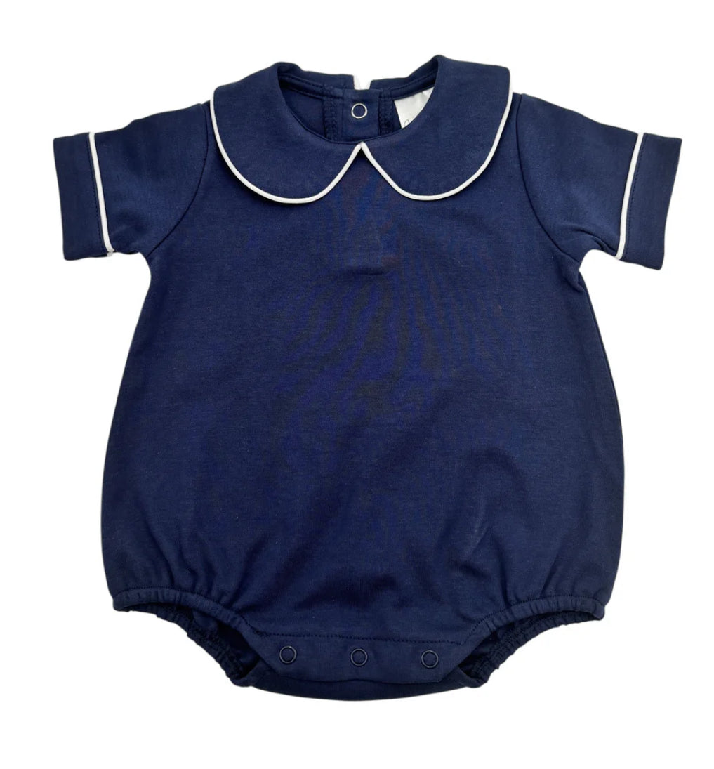 Boys Collared Bubble with Piping