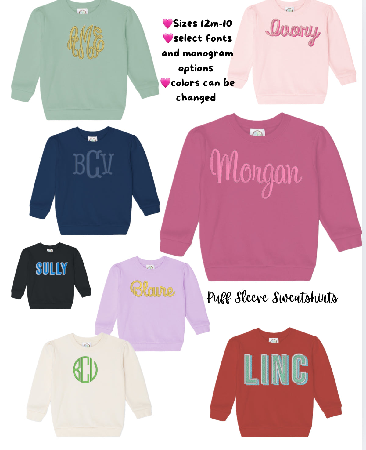 Puff Sleeve Sweatshirt