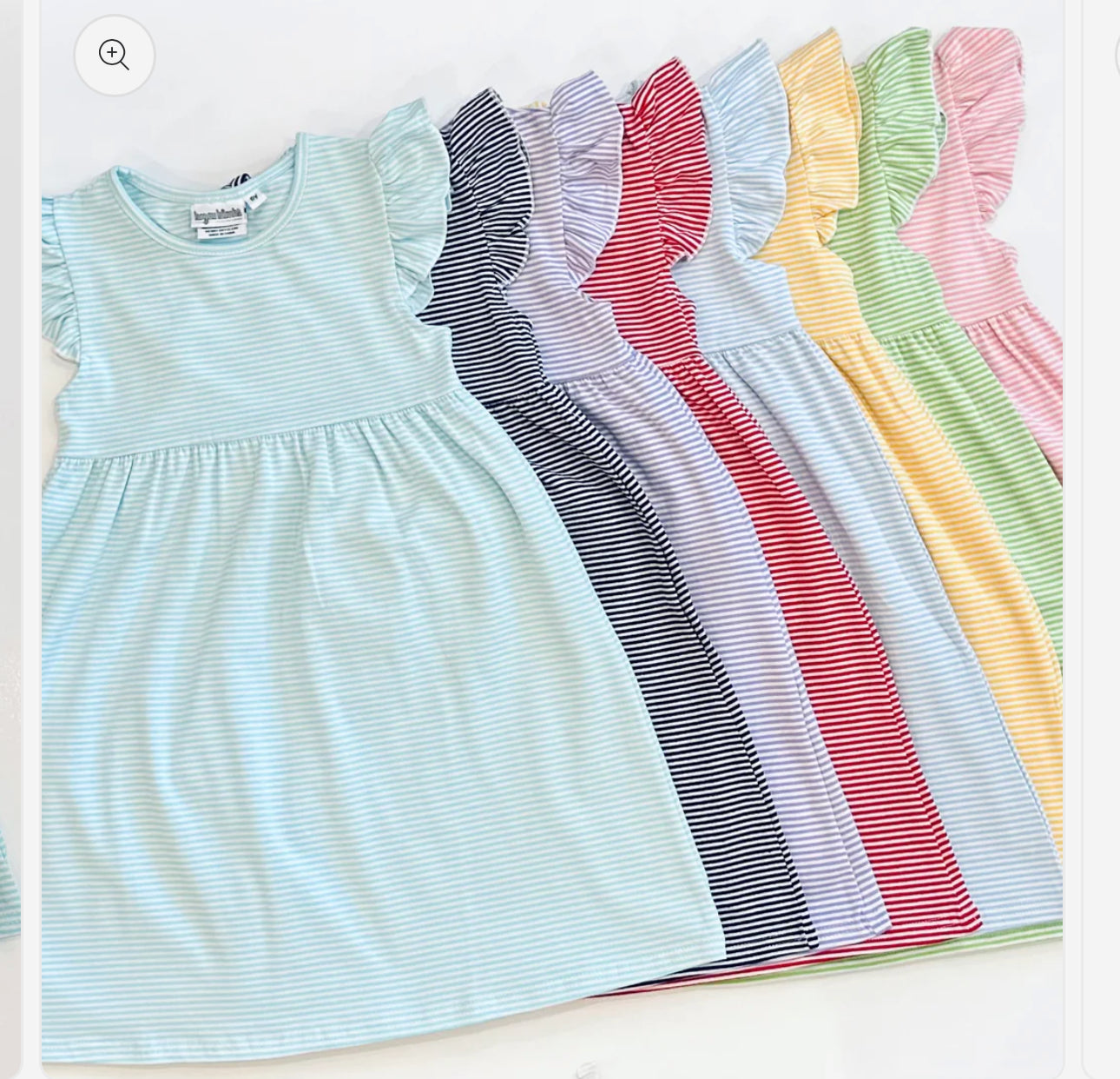 Striped Flutter Dress