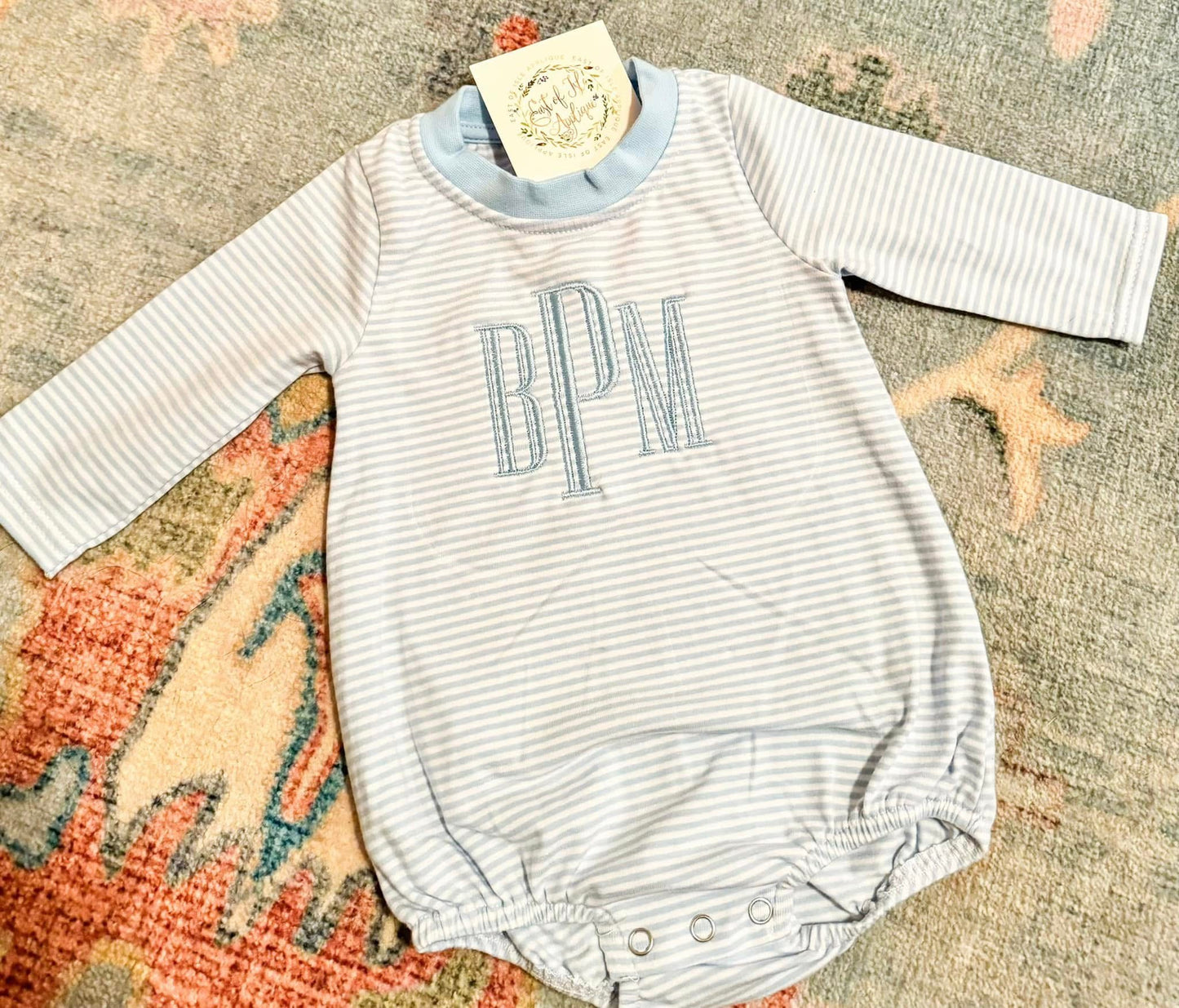 Unisex Stripe Long Sleeve Bubbles