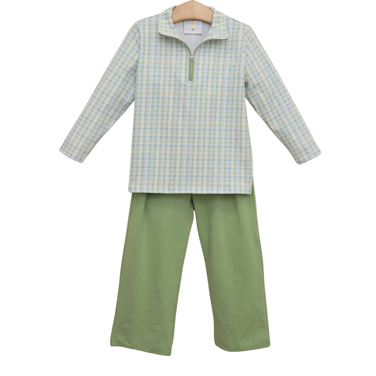 PREORDER Basin Plaid Evan Pullover Pants Set