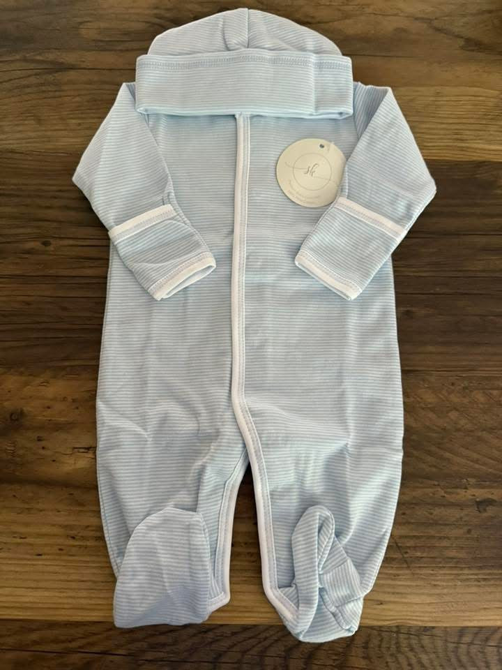Pima Cotton Footie and Hat