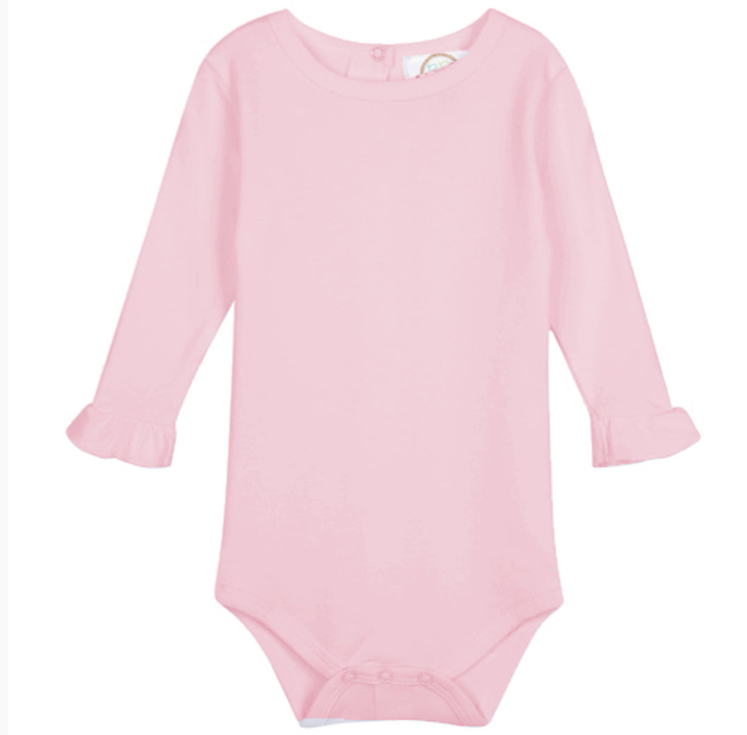Long Sleeve Ruffle Onesie
