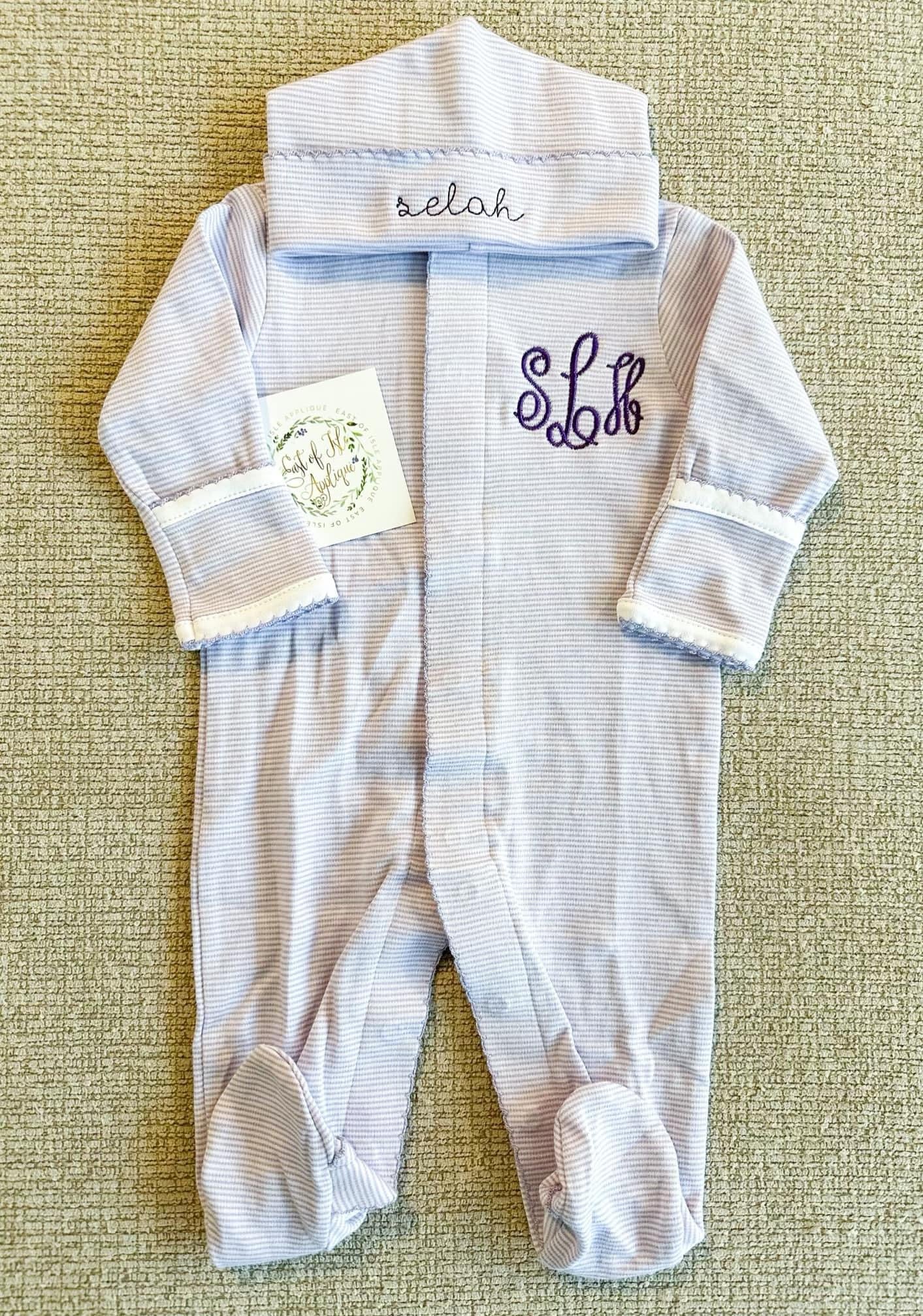 Pima Cotton Footie and Hat