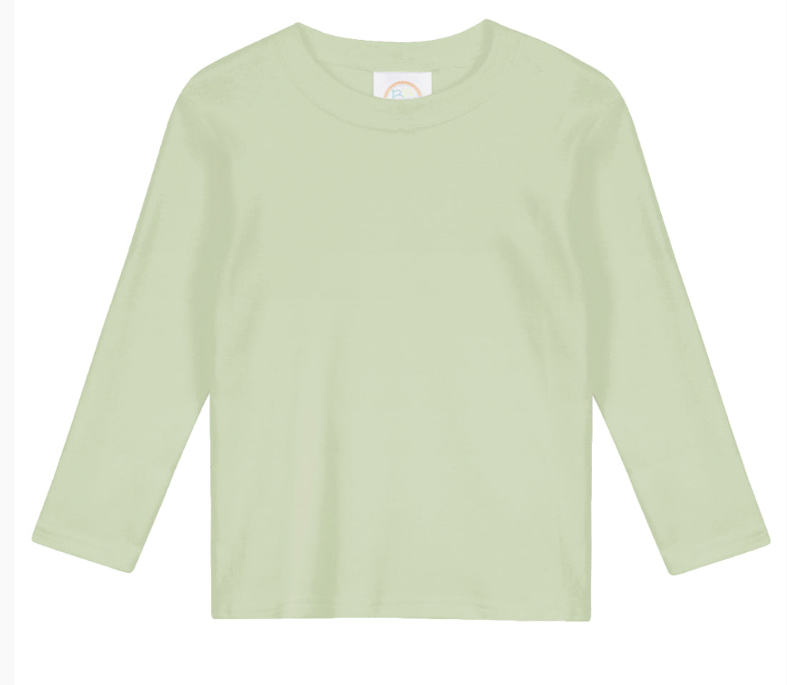 Boys Solid Long Sleeve Tees (Cool Colors)