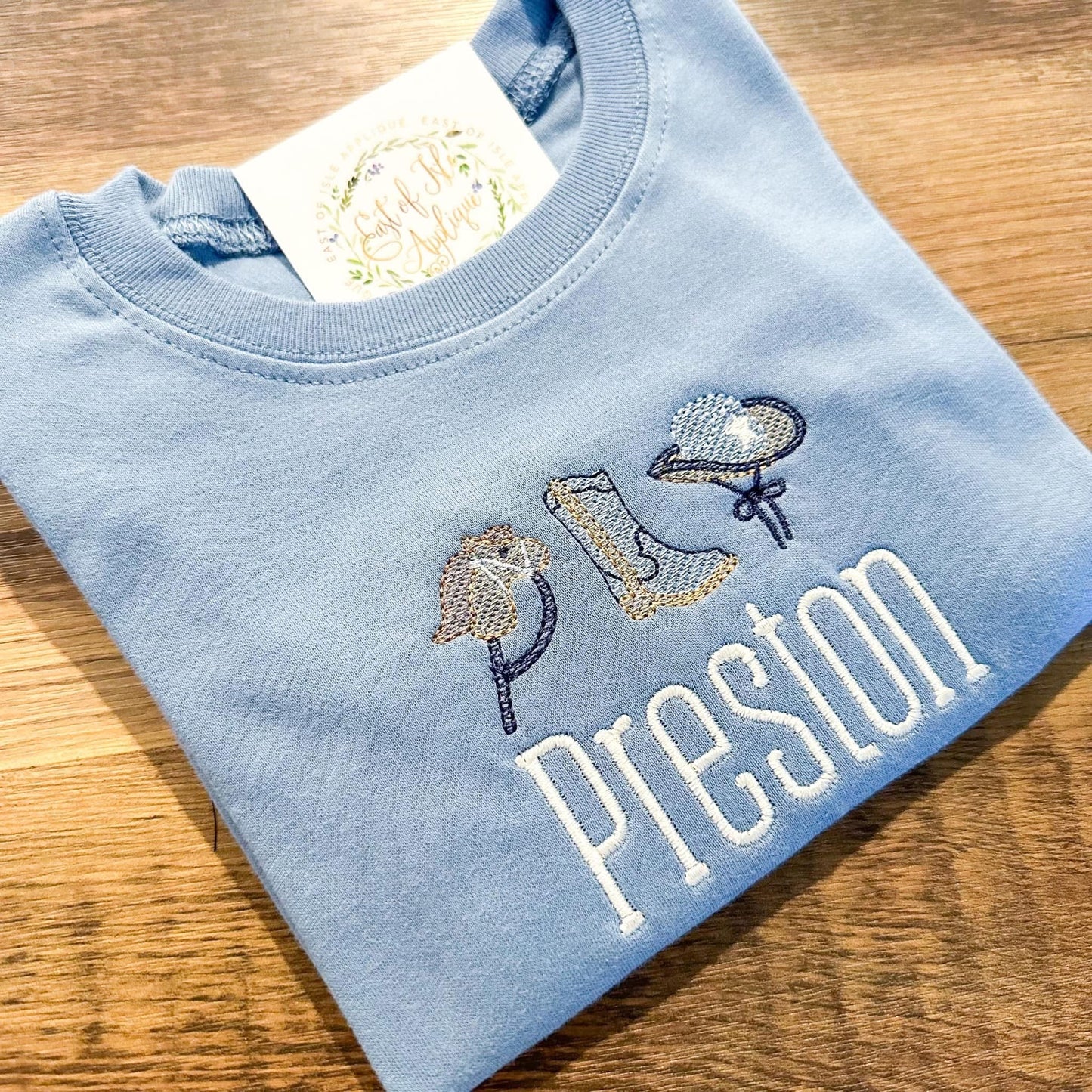 Boys Solid Long Sleeve Tees (Cool Colors)