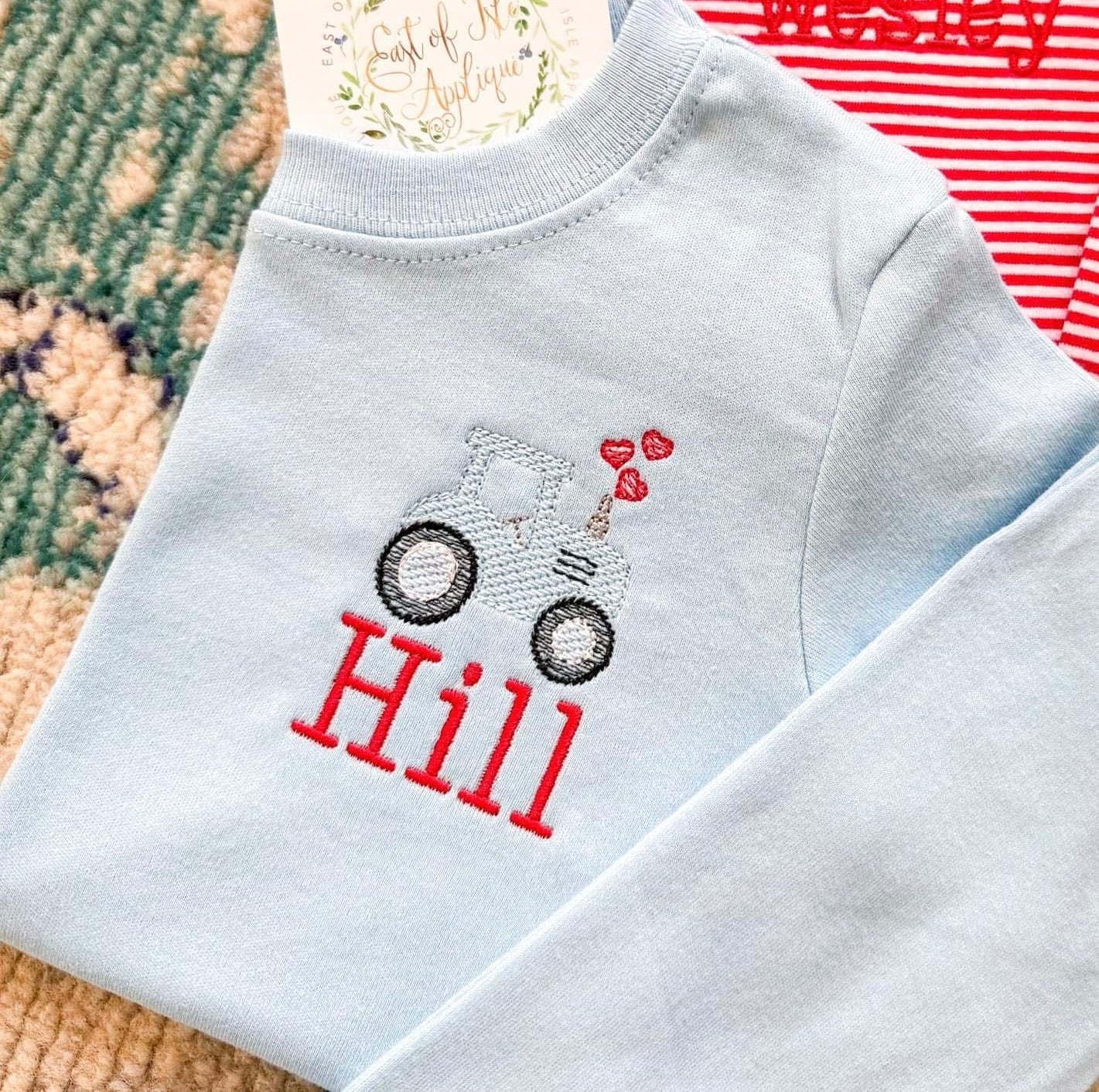 Boys Solid Long Sleeve Tees (Cool Colors)