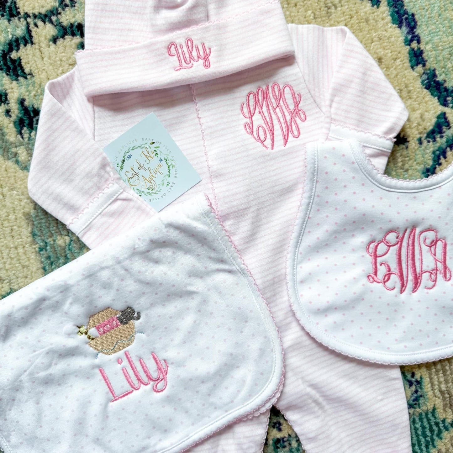 Pima Cotton Footie and Hat