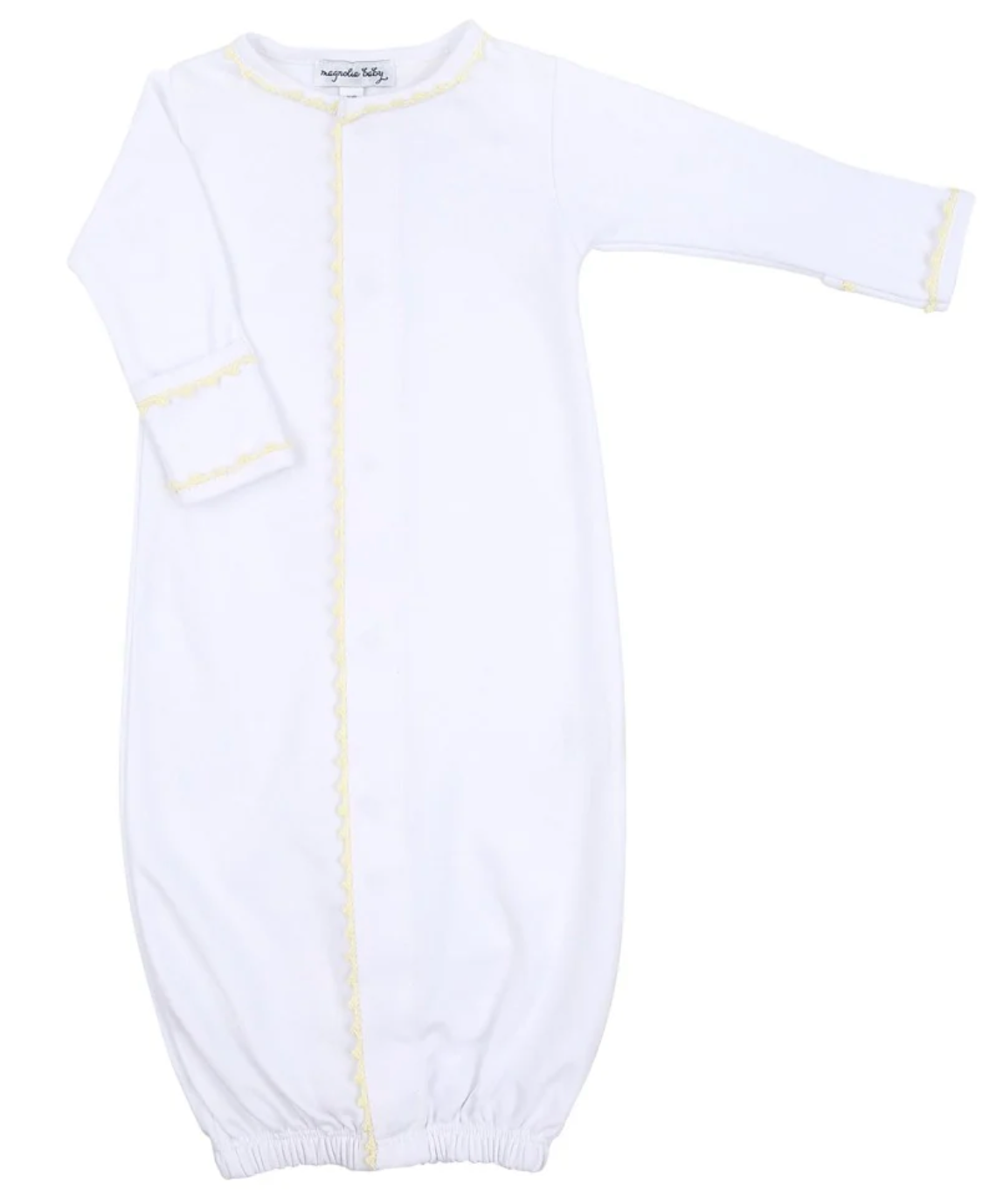 Magnolia Baby Yellow Crochet Converter Gown
