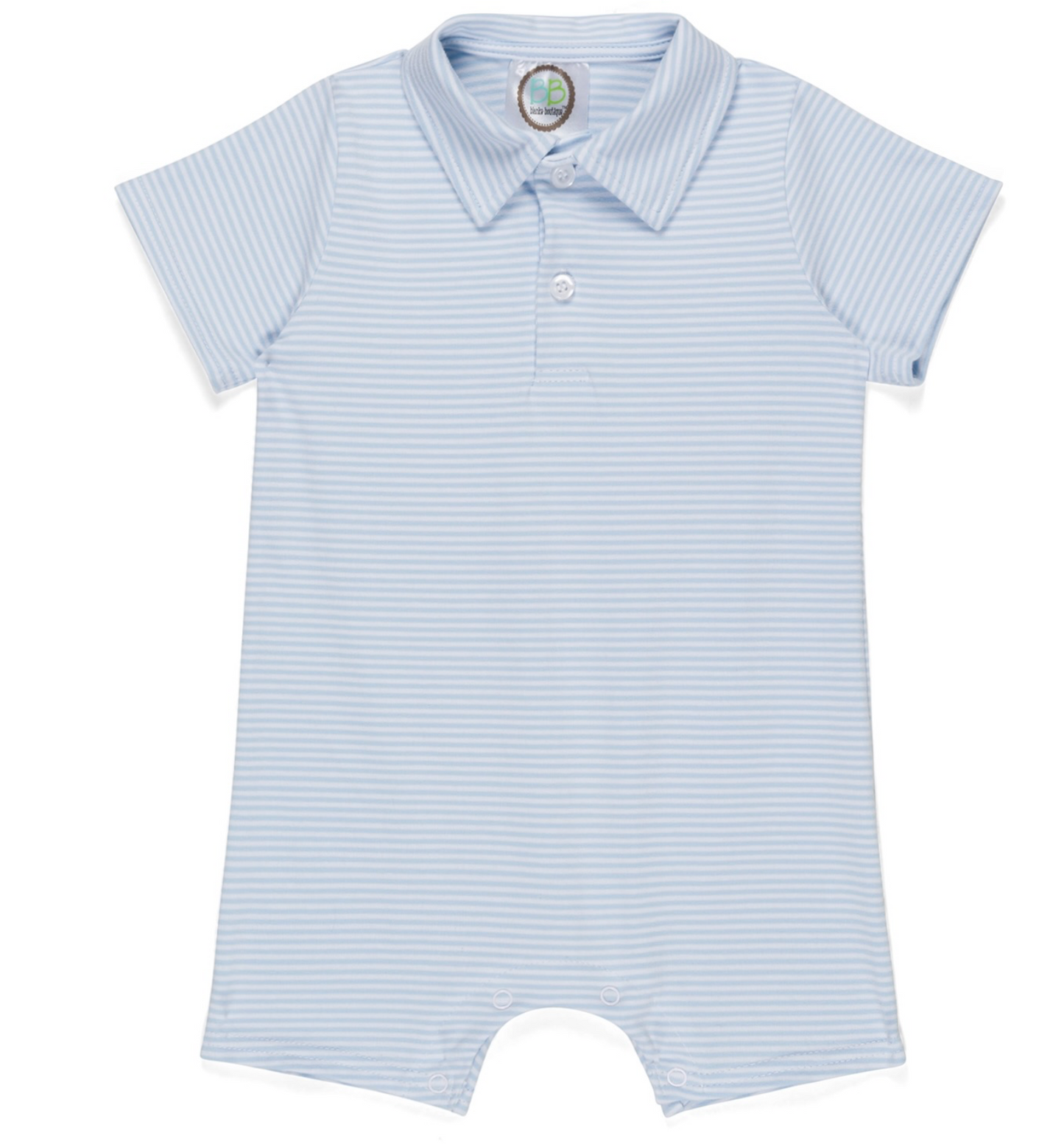 Striped Polo Romper