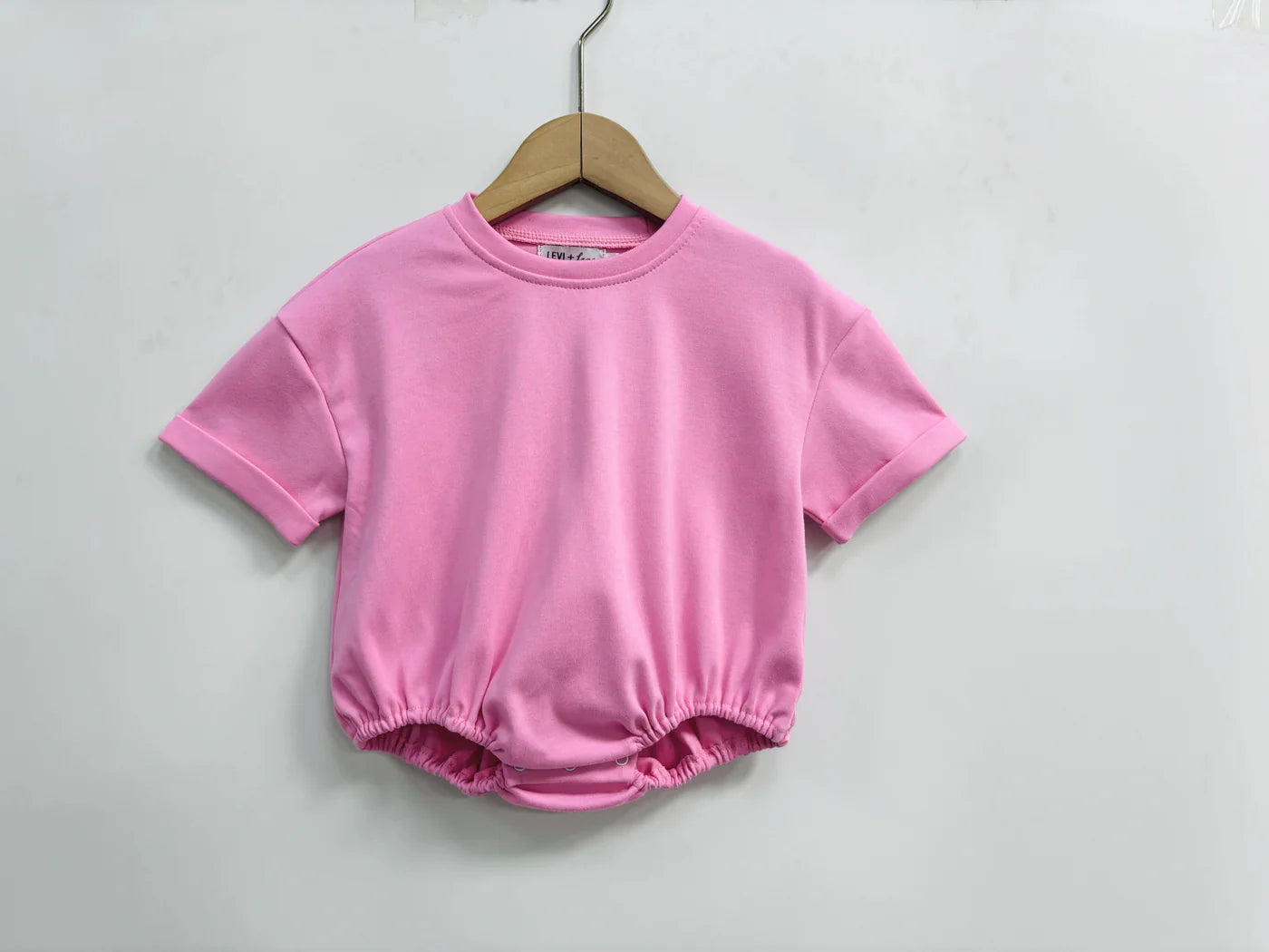 Solid Short Sleeve T-Shirt Bubbles (Oversized Baggy Look)