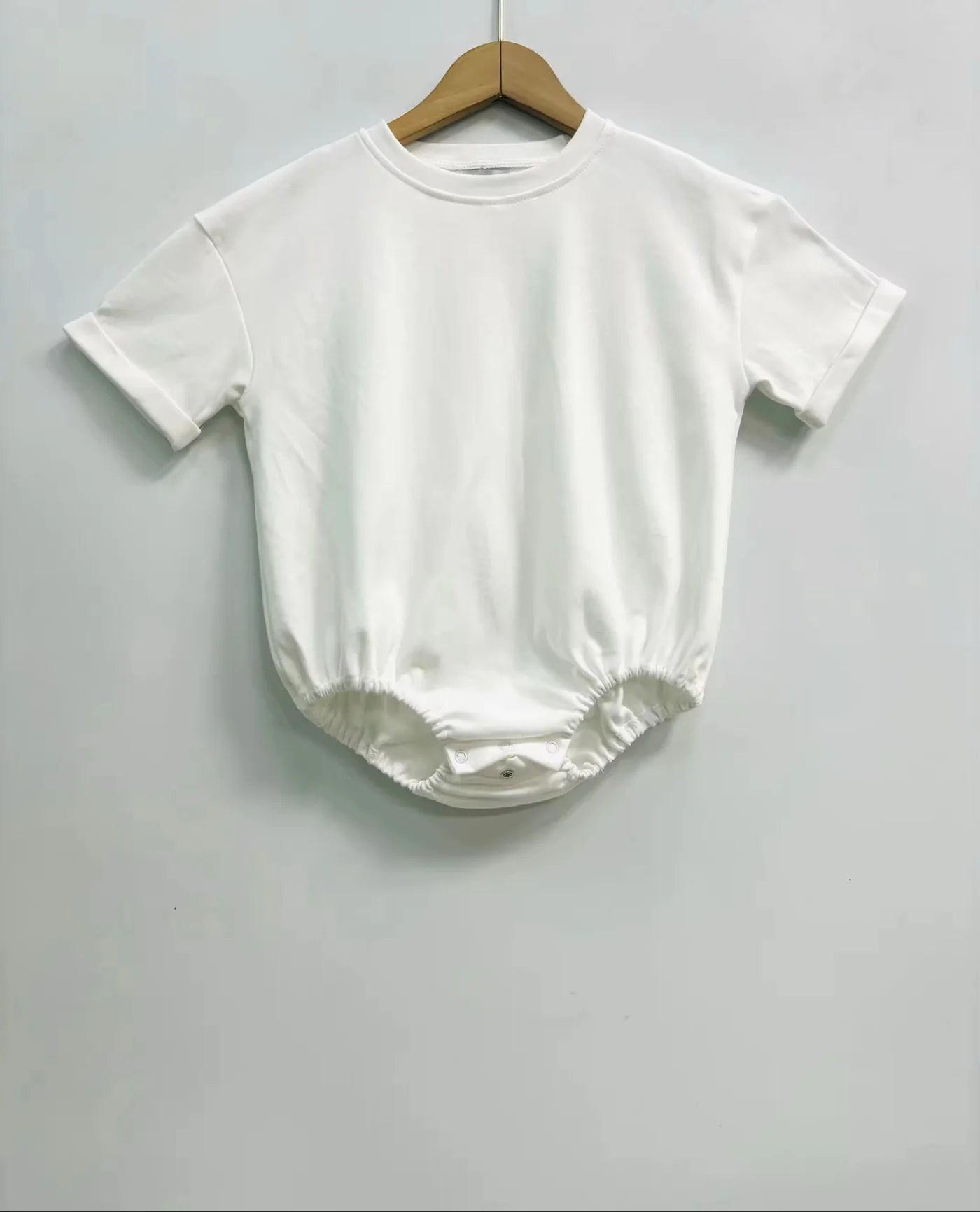 Solid Short Sleeve T-Shirt Bubbles (Oversized Baggy Look)