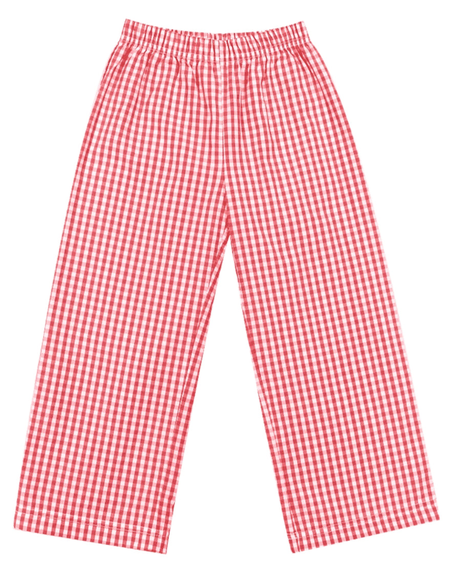 Boys Gingham Pants