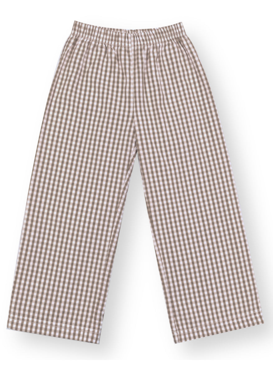 Boys Gingham Pants
