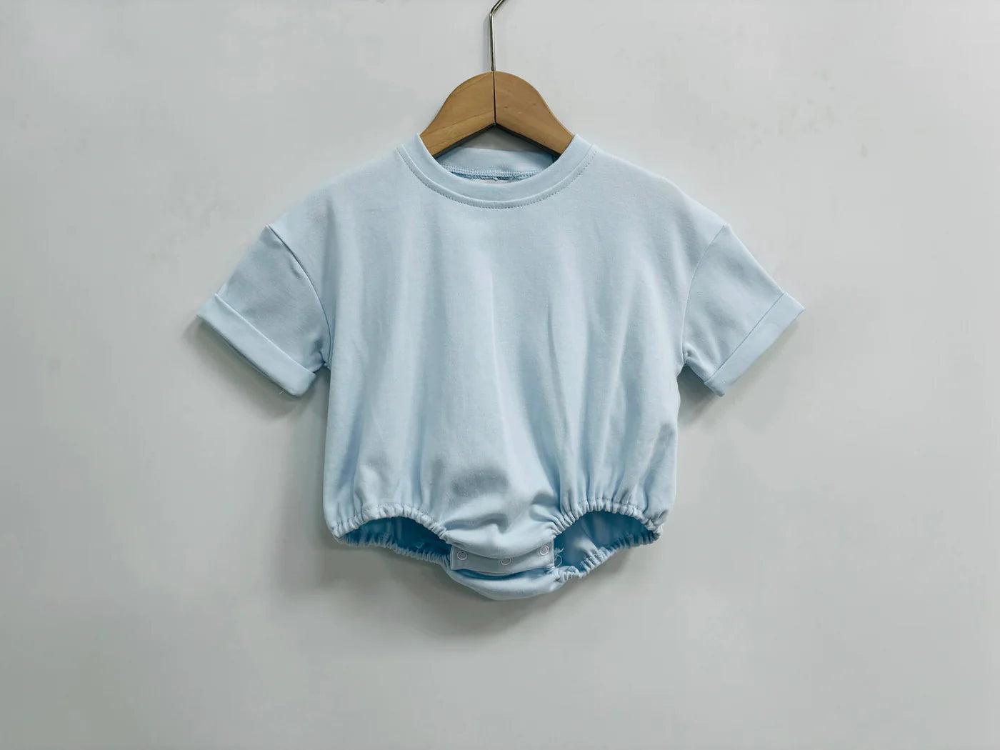 Solid Short Sleeve T-Shirt Bubbles (Oversized Baggy Look)