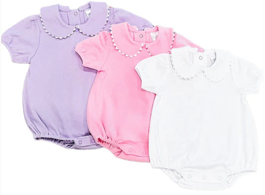 Girls Scalloped Collared Bubble