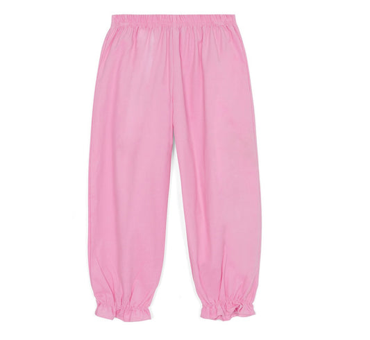 Girls Skinny Striped Bubble Pants