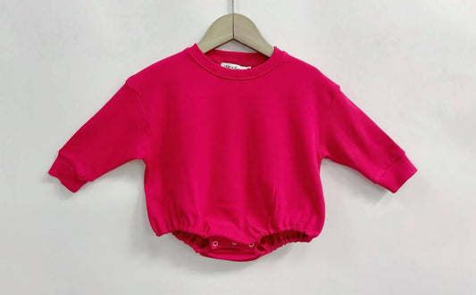 Solid Long Sleeve Tee Shirt Bubble