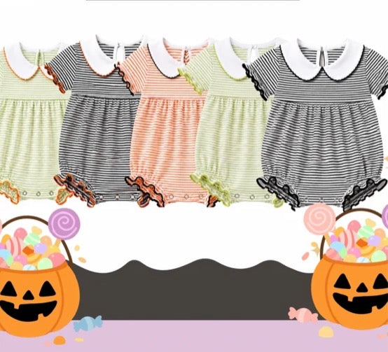 Fall Stripes- Girls Bubbles