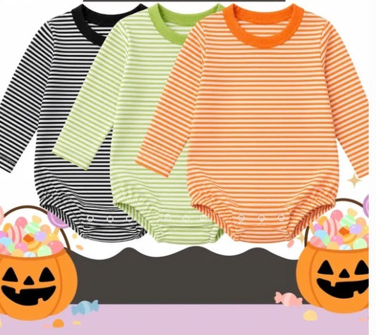 Fall Stripes- Boys Bubbles
