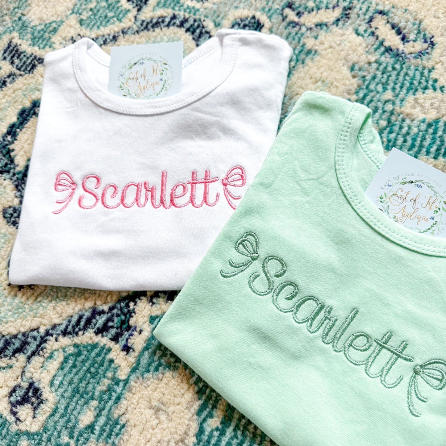 Girl's Puff Sleeve Solid Short Sleeve Tees (Light Colors)