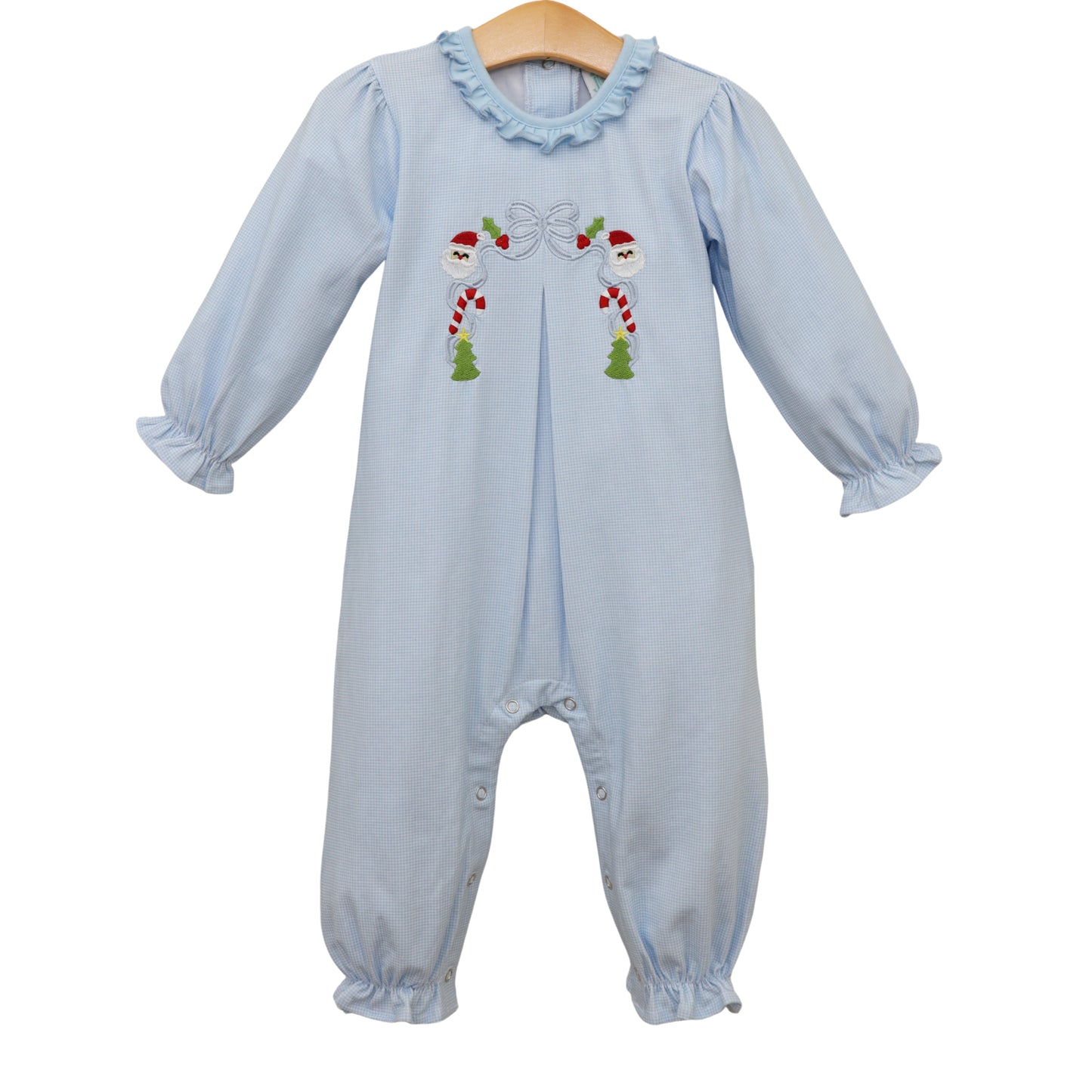 PREORDER Classic Christmas Pleat Romper