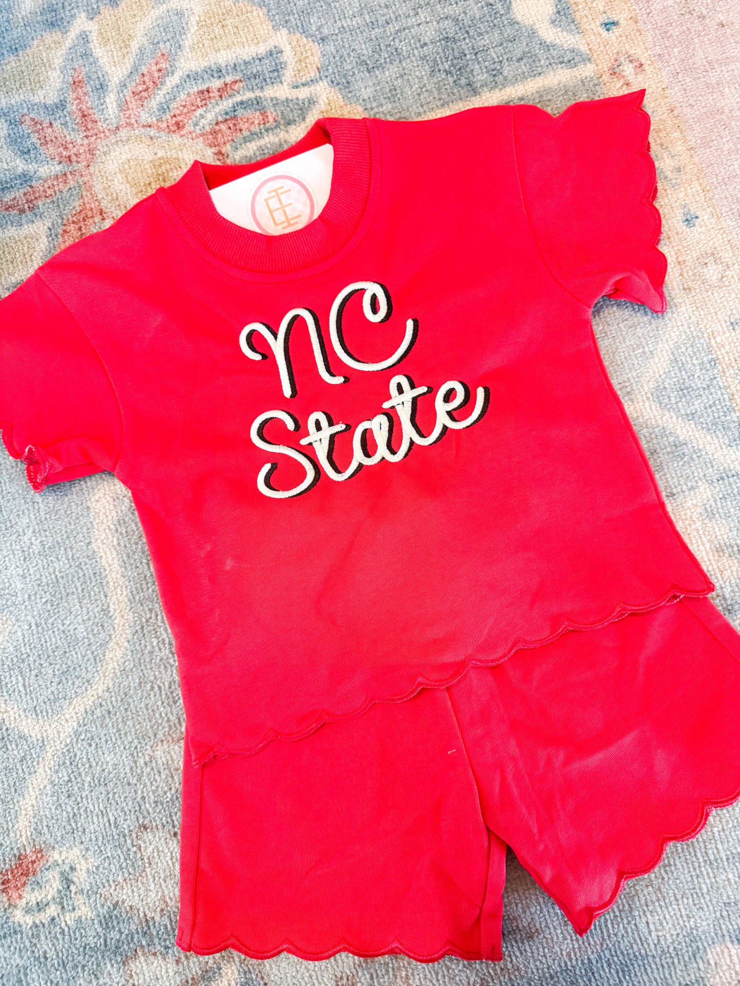 Cotton Terry Set - Scalloped