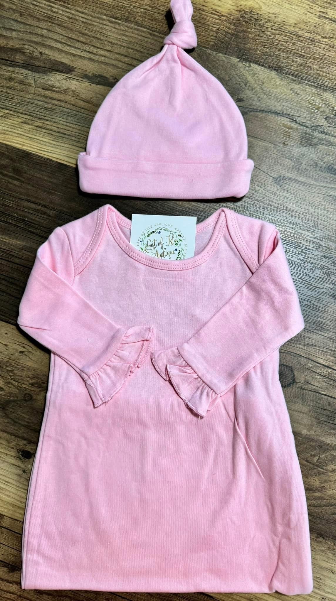 Baby Gown and Hat