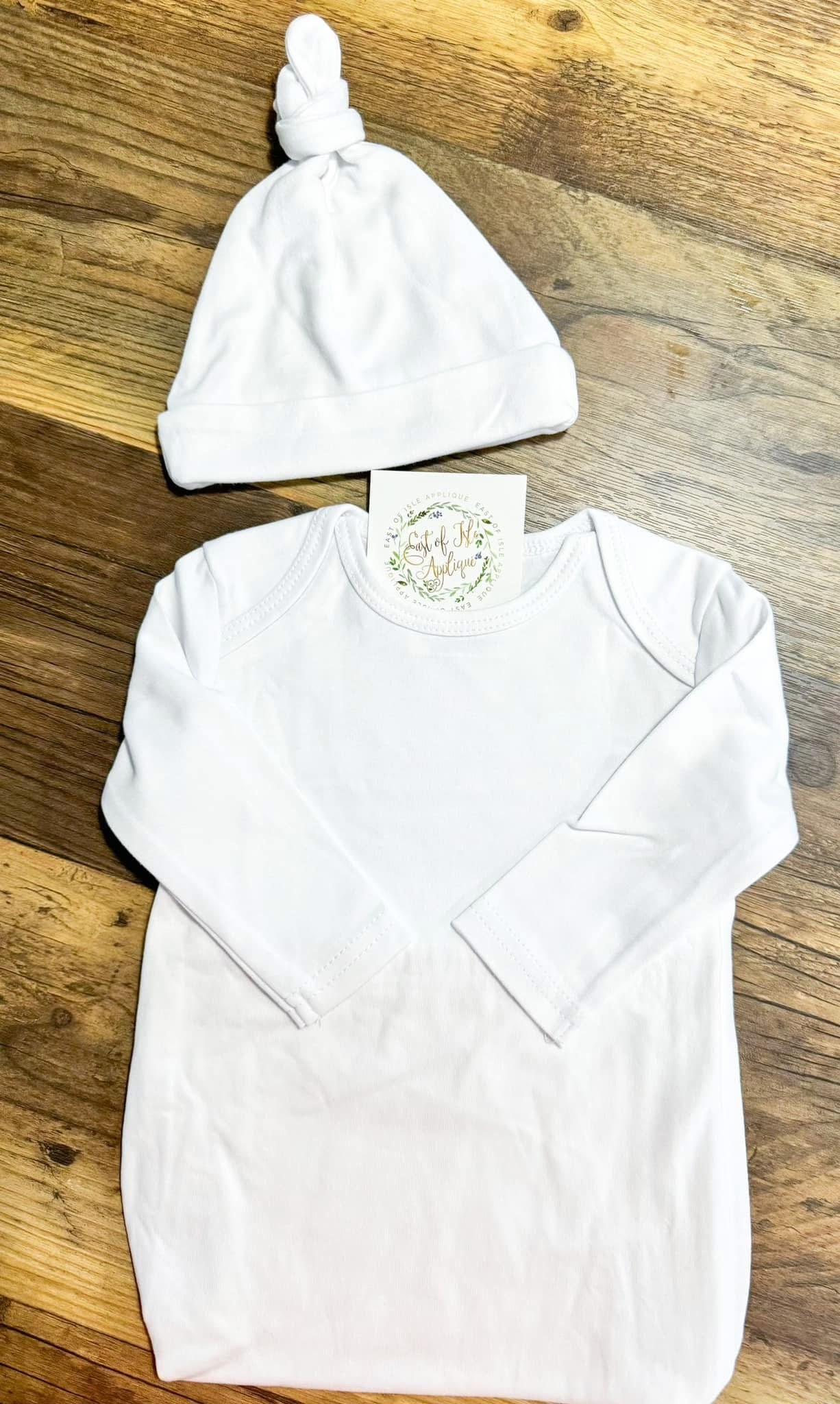 Baby Gown and Hat
