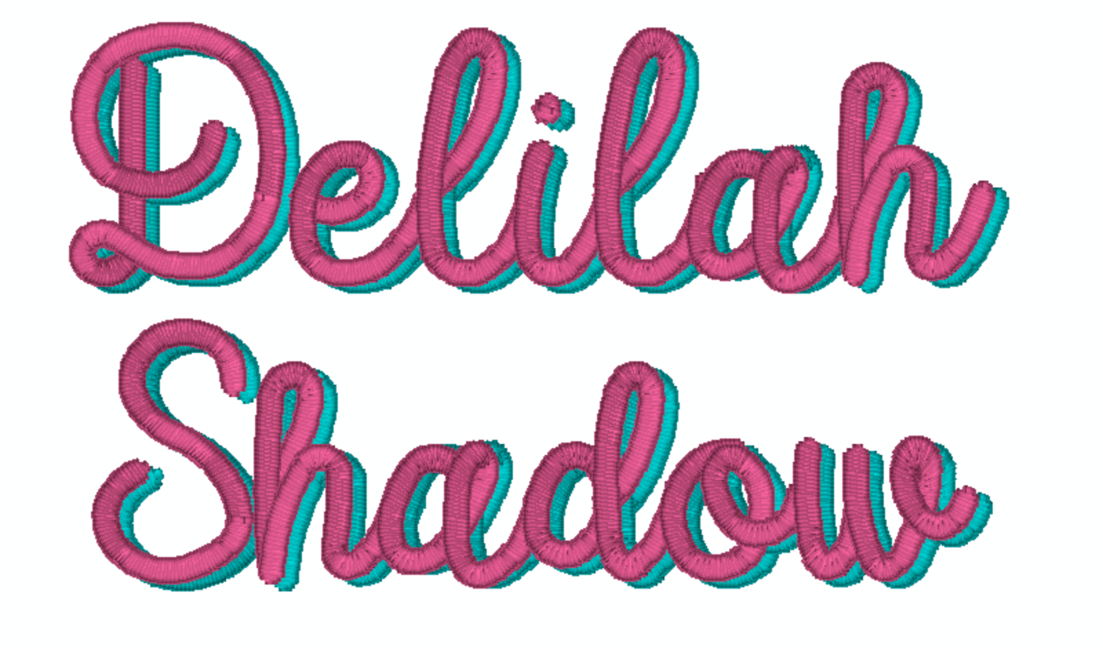 Delilah Shadow Font