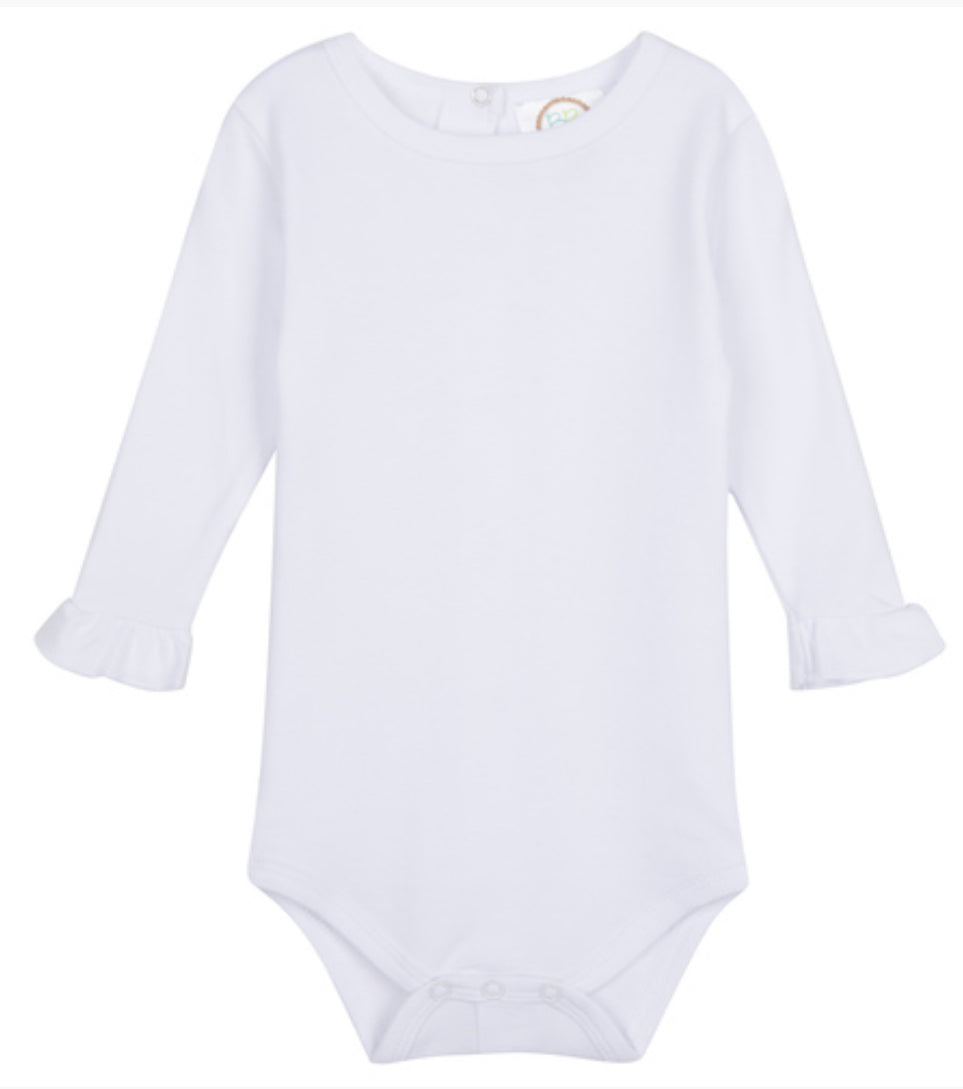 Long Sleeve Ruffle Onesie