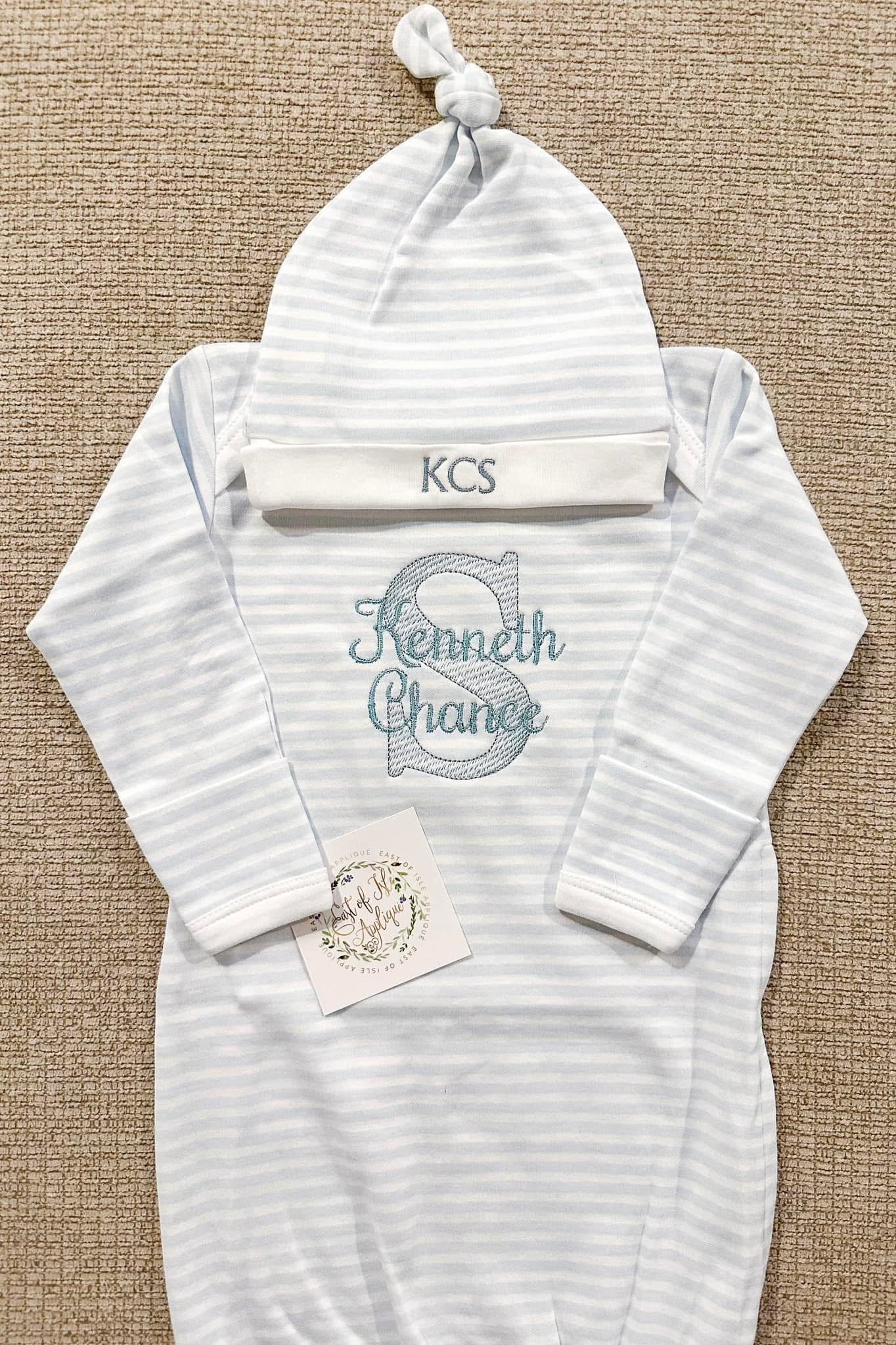 Baby Gown and Hat