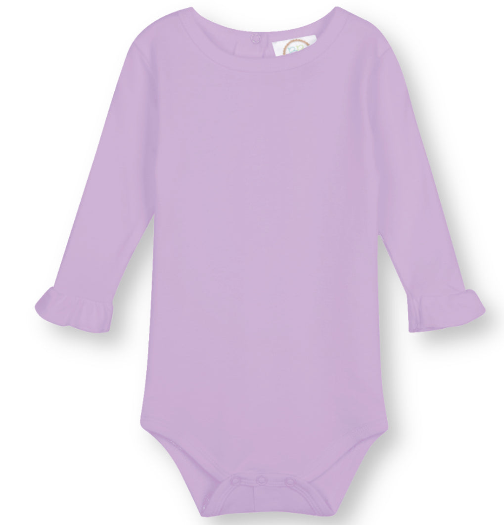 Long Sleeve Ruffle Onesie