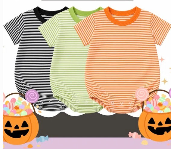 Fall Stripes- Boys Bubbles