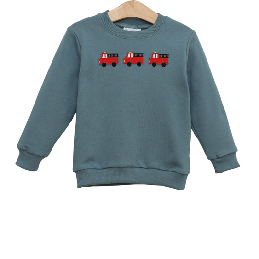 PREORDER Firetruck French Terry Pullover