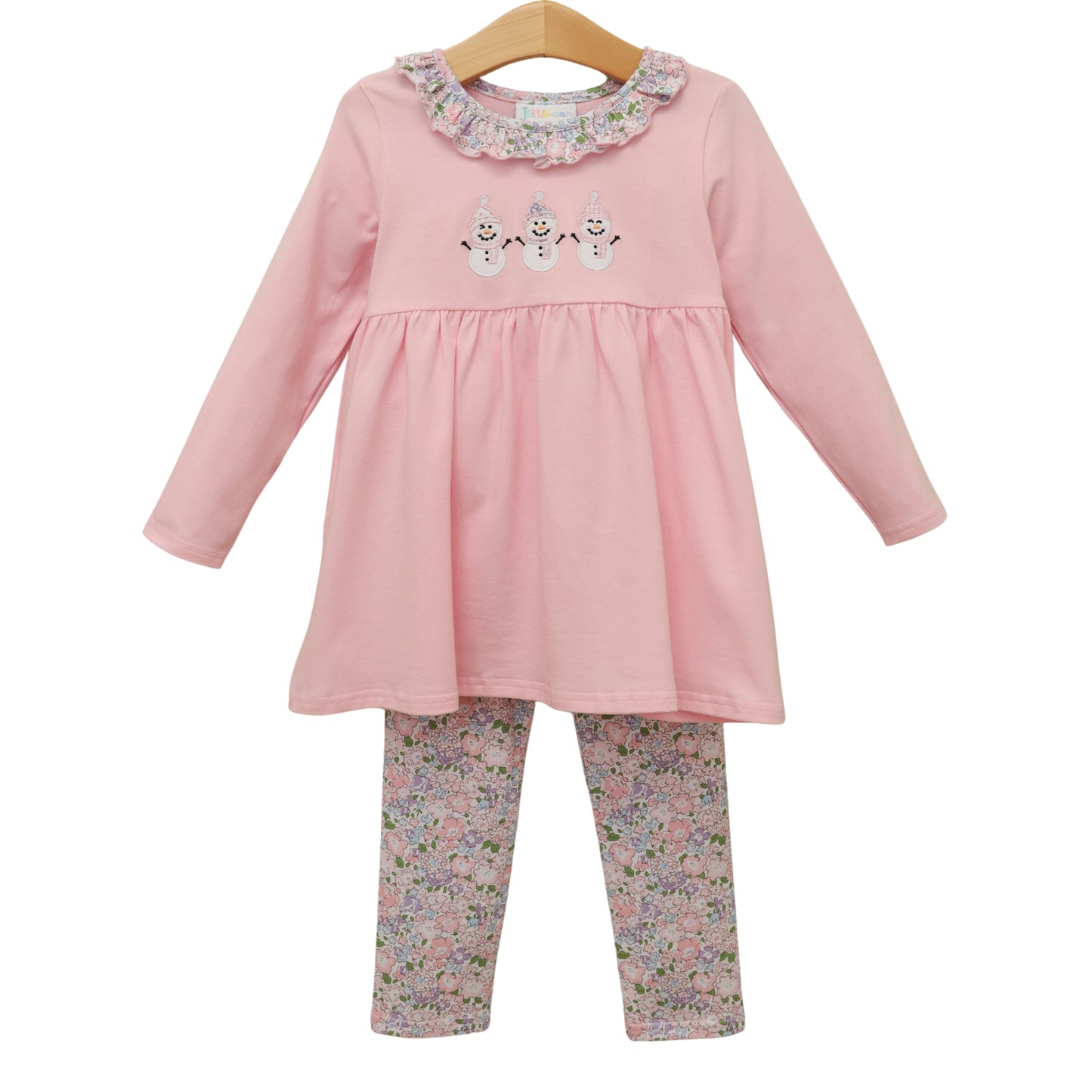PREORDER Frosty Friends Ruffle Pants Set
