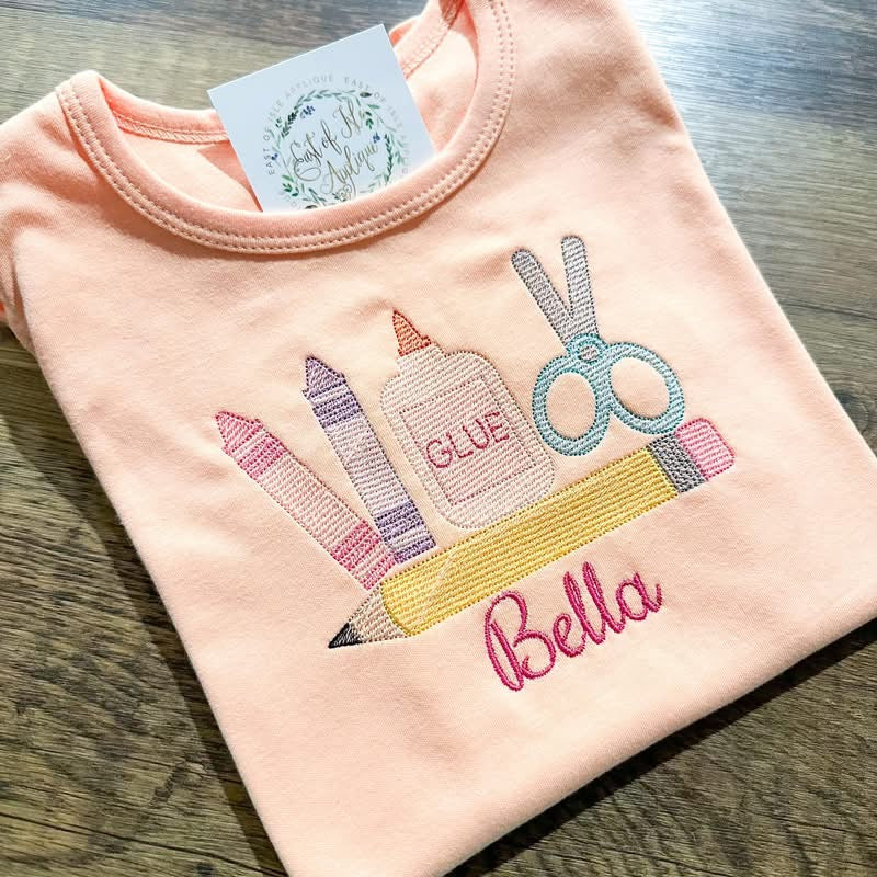 BACK TO SCHOOL Short Sleeve Tee (Boy and Girl Options)