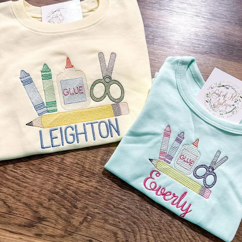 BACK TO SCHOOL Short Sleeve Tee (Boy and Girl Options)