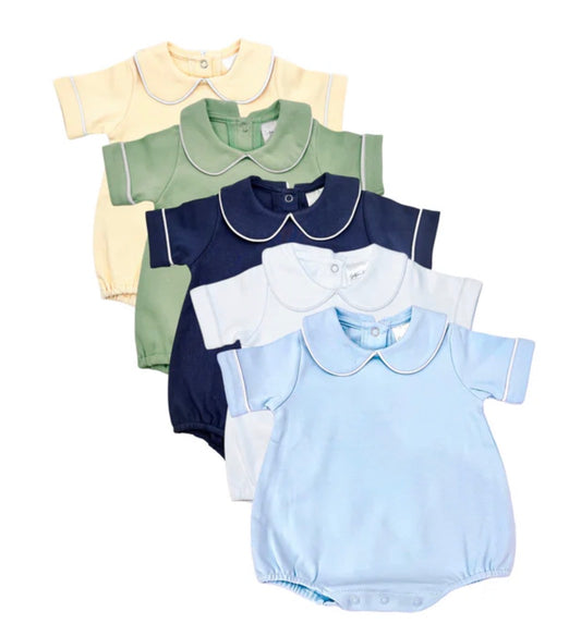 Boy's Collared Bubble with Piping (Short Sleeve)