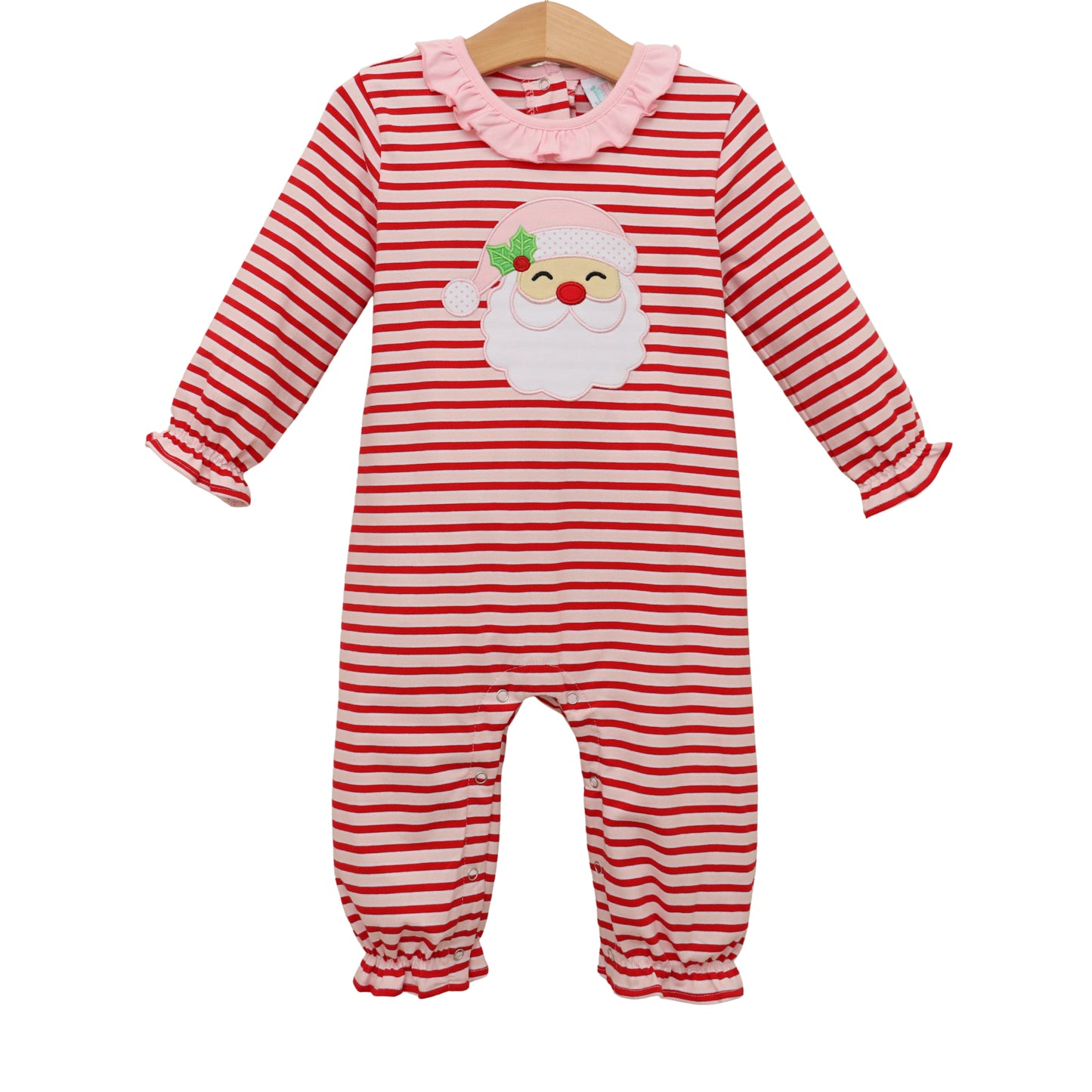PREORDER Jolly St. Nick Ruffle Romper