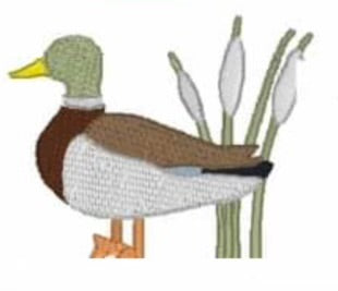 Mallard with Reeds Mini