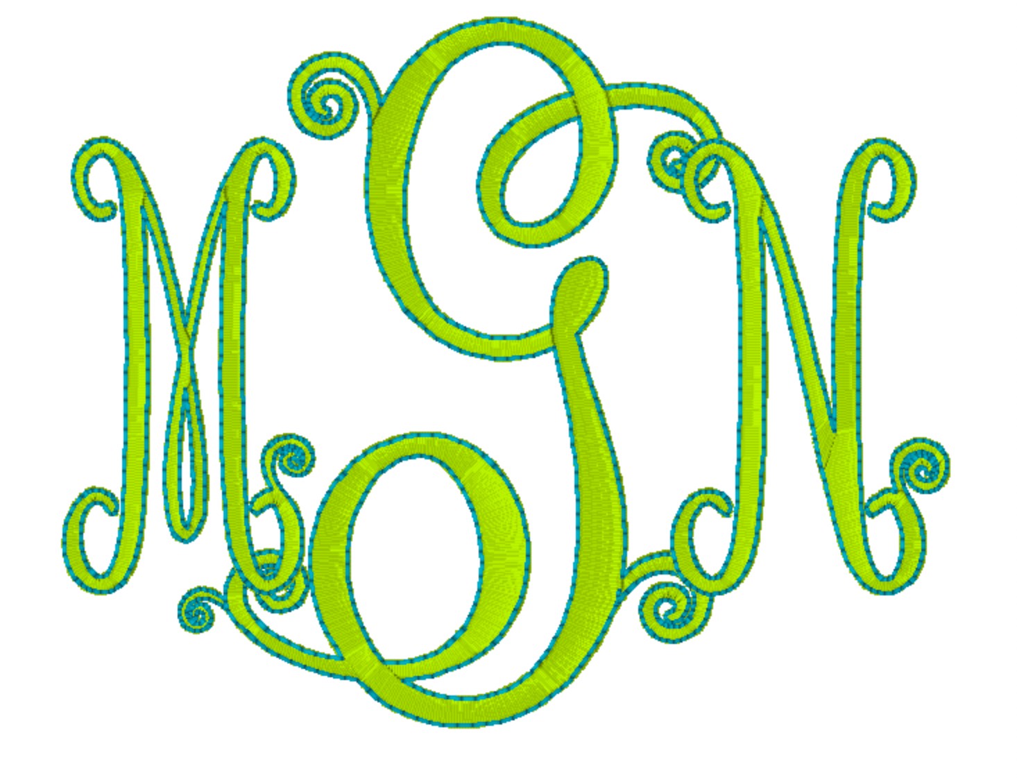 Monogram Cutesy