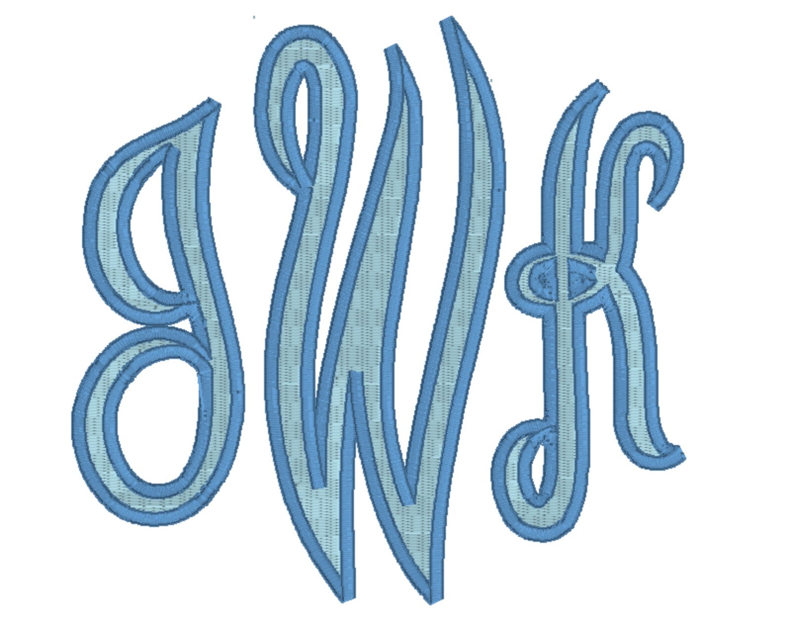 Monogram Master Circle Fill 4 inch