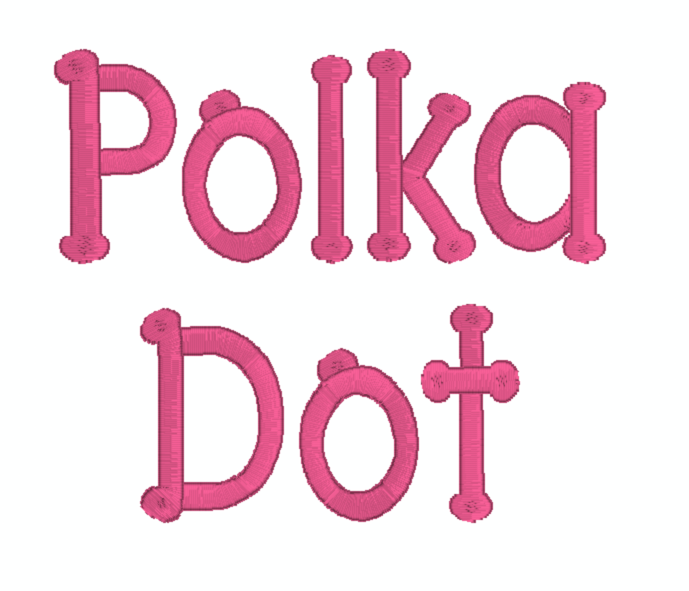 Polka Dot Font