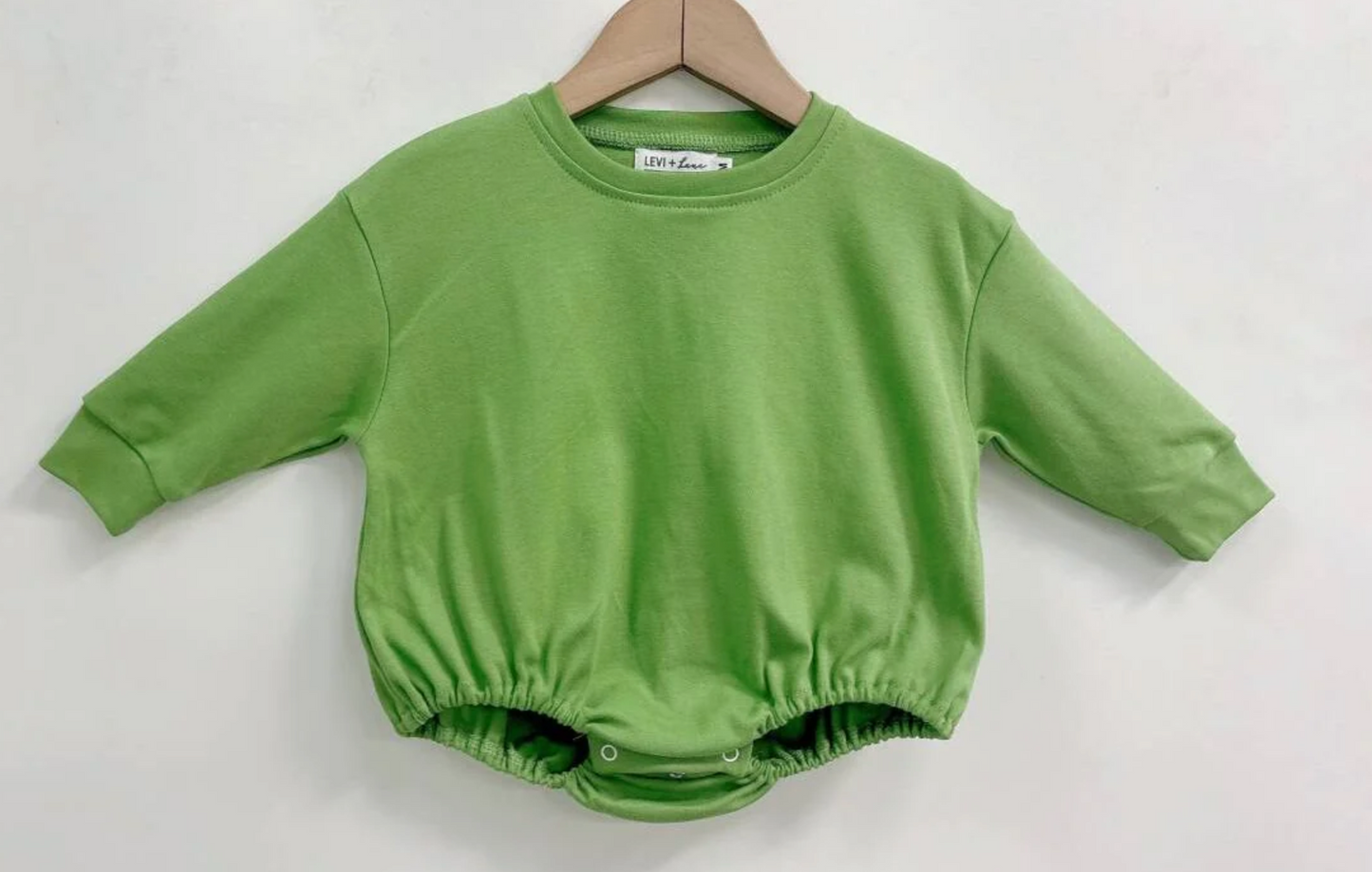 Solid Long Sleeve T-Shirt Bubble (Oversized Baggy Look)