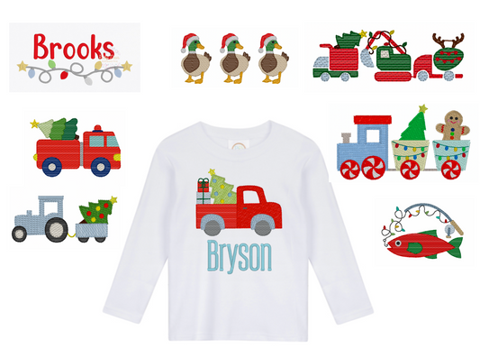 PROMO- only checkout for this if you signed up for pics :) CHRISTMAS Boy’s Solid Long Sleeve Tees