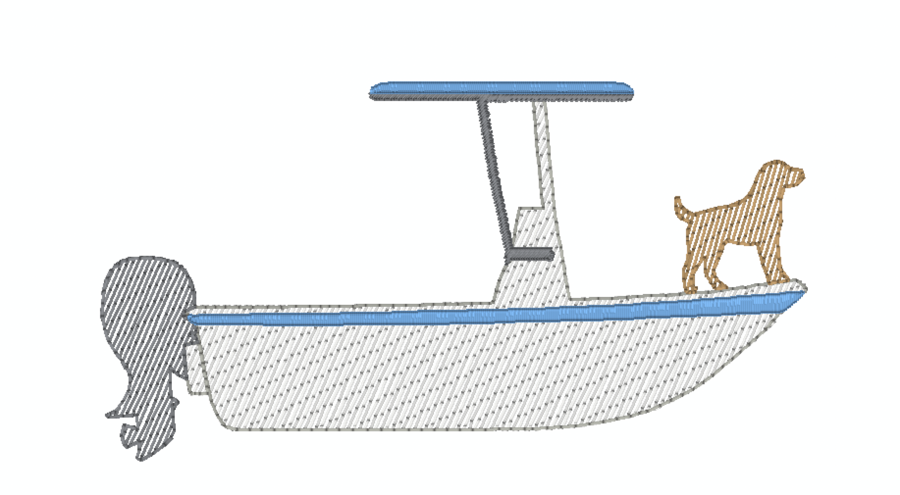 Summer Dog Boat